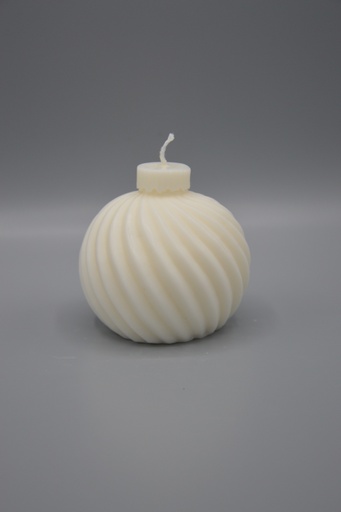 [A045] Boule de Noël Torsadée